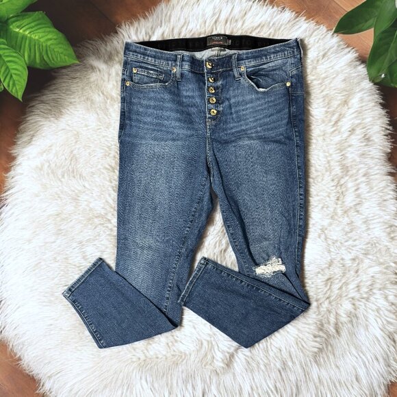 torrid Denim - Torrid Bombshell Skinny Premium Stretch Jeans Size 18R High Rise Denim